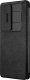 Etui Nillkin Qin Pro na Samsung Galaxy S25 Ultra z klapką i osłoną aparatu - czarne 2
