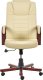 Fotel biurowy DIAMOND Z masażem Skóra naturalna Kremowy 3