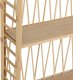 Atmosphera Półka wisząca półowalna rattan, MDF Anahi 74x45 cm 3