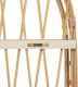 Atmosphera Półka wisząca półowalna rattan, MDF Anahi 74x45 cm 4