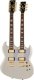 Harley Benton DC-Custom II 612 biała Gitara 6- i 12-strunowa Elektryczna 8