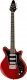 Harley Benton BM-75 Trans Red Deluxe Gitara Elektryczna AlNiCo Tremolo Nowa 1