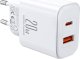 Ładowarka sieciowa Joyroom JR-TCF05, (EU) 20W A+C (biała) 1