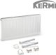 GRZEJNIK FTV 10 600/800 KERMI higieniczny Z ZAWIESZENIAMI 387WLEWY 3