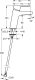 Bateria umywalkowa XL z uchwytem z otworem (DWZ) 2