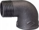 Gebo Kolano 90° nakr.wkr. 1/2''  CZARNA 1