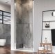 Drzwi prysznicowe NES DWJ I 80 Lewe Chrom/Przejrzyste 7