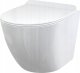 WC SOLID Muszla WC wisząca + Deska sedesowa SLIM SOFTCLOSE, Duroplast 4