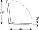 Deska sedesowa Geberit Selnova Comfort Deska sedesowa, dla niepełnosprawnych, mocowanie od góry, zachodząca pokrywa deski sedesowej 6