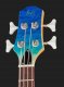 Flight Mini Bass Gitara Elektryczna Minibas Solid Body Transparent Blue 1