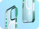 Hello Case Etui Pancerne do Apple iPhone 13 Pro (Bumper, Zielona Ramka, Magsafe, Case) 5