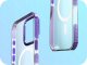 Hello Case Etui Pancerne do Apple iPhone 13 Pro (Bumper, Fioletowa Ramka, Magsafe) 5