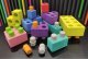 Piankowe klocki Tetris - 45 el. 2