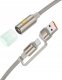 Kabel USB Hoco USB-A - USB-C 0.3 m Złoty 1