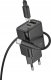 HOCO ładowarka sieciowa USB A + Typ C + kabel Typ C do Lightning PD QC3.0 3A 20W N61 czarna 1
