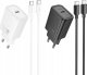 HOCO ładowarka sieciowa Typ C + kabel Typ C do Lightning PD QC 20W N60 czarna 4
