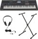 Profesjonalny Zestaw Keyboard Yamaha PSR-E473 Statyw Słuchawki Stereo Nowy 1