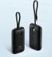 VEGER powerbank 10000 mAh z wbudowanymi kablami Typ C / Lightning PD QC3.0 35W K1 (W1188) czarny 2