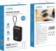 VEGER powerbank 30000 mAh z wbudowanymi kablami Typ C / Lightning PD QC3.0 35W K3 (W3018) czarny 4