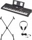 ZESTAW Yamaha PSR-EW425 Keyboard 76 Klawiszy Statyw i Słuchawki Stereo Nowe 1