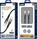 JELLICO kabel B20 USB-C - USB-C PD 66W 1M Czarny 1