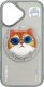 Etui Nimmy Glasses Cool Cat do iPhone 16  szary 1