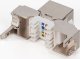 Digitus Kompaktowy moduł keystone CAT 6A, ekranowany, beznarzędziowe złącze montażowe 8