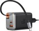 Ładowarka 2w1 USB-C+A McDodo CH-4100 67W GaN, kabel USB-C 65cm, czarna 5