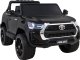 Toyota Hilux na akumulator dla dzieci Czarny + Napęd 4x4 + Pilot + 2 bagażniki + Radio MP3 + LED 11