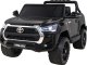 Toyota Hilux na akumulator dla dzieci Czarny + Napęd 4x4 + Pilot + 2 bagażniki + Radio MP3 + LED 1