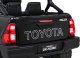 Toyota Hilux na akumulator dla dzieci Czarny + Napęd 4x4 + Pilot + 2 bagażniki + Radio MP3 + LED 5
