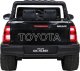Toyota Hilux na akumulator dla dzieci Czarny + Napęd 4x4 + Pilot + 2 bagażniki + Radio MP3 + LED 6
