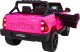 Toyota Hilux na akumulator dla dzieci Różowy + Napęd 4x4 + Pilot + 2 bagażniki + Radio MP3 + LED 11
