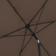 Parasol ogrodowy prostokątny uchylny z korbką 200 x 300 cm brązowy UNIPRODO 8