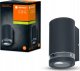 Outdoor wall light LEDVANCE Endura Beam, IP44, GU10, max 35W, gray, h16.3 cm 12
