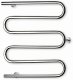 Towel dryer WELLMER, 970 x 710 mm, stainless steel, DN32, 3b, 1/2", internal thread 1