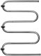 Towel dryer WELLMER, 970 x 710 mm, stainless steel, DN32, 3b, 1/2", internal thread 1