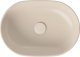 Washbasin CERSANIT, beige, 50 x 35 cm 2