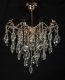 Chandelier VENTI, E27, 4 x 60 W, E1285/4, chrome, o52 cm 1