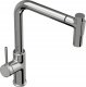 Bateria kuchenna Invena Sink mixer FARSALA, with pull-out spout, chrome color. 3