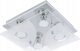 Ceiling lamp EGLO CABI, LED, 4 x 5 W, 4 x 240 lm, IP20, GU10, 25x25 cm 1