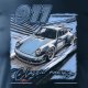 Koszulka z Porsche Carrera 911 męska granatowa REGULAR M 1