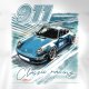 Koszulka z Porsche Carrera 911 męska biała REGULAR L 2