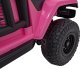 1PUNKT Auto terenowe OFF-ROAD 3.0 dla dzieci Różowy + Pilot + Pasy + Audio LED 8