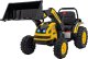 Koparka Traktor na akumulator dla dzieci Żółty + Ruchome Ramię Łyżka + Pilot + Wolny Start + Radio FM + LED 5