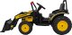 Koparka Traktor na akumulator dla dzieci Żółty + Ruchome Ramię Łyżka + Pilot + Wolny Start + Radio FM + LED 7