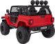 Auto terenowe OFF-ROAD 3.0 dla dzieci Czerwony + Pilot + Wolny Start + Pasy + Audio LED 5