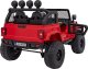 Auto terenowe OFF-ROAD 3.0 dla dzieci Czerwony + Pilot + Wolny Start + Pasy + Audio LED 7