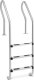 Uniprodo Drabinka do basenu ze stali nierdzewnej 3 stopnie 1600 mm (1017383) 2