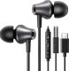 Przewodowe słuchawki dokanałowe Ugreen EP105, USB-C, 1.2m (czarne) 2